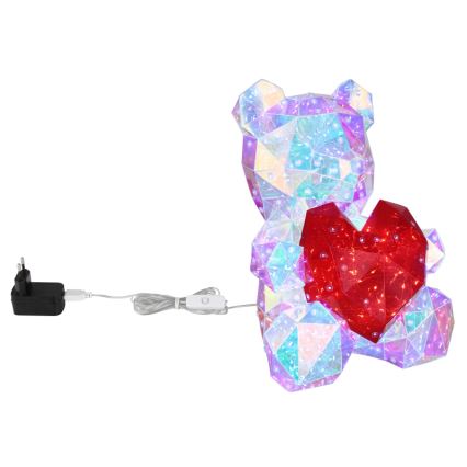 Globo - LED Stolní dekorace LED/6W/5V USB medvěd