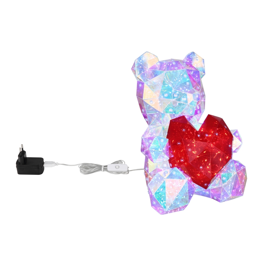 Globo - LED Stolní dekorace LED/6W/5V USB medvěd
