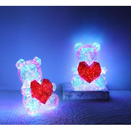 Globo - LED Stolní dekorace LED/6W/5V USB medvěd