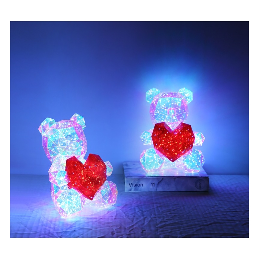 Globo - LED Stolní dekorace LED/6W/5V USB medvěd
