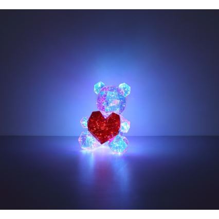Globo - LED Stolní dekorace LED/6W/5V USB medvěd