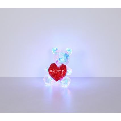 Globo - LED Stolní dekorace LED/6W/5V USB medvěd