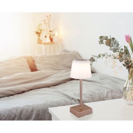Globo - LED Stmívatelná dotyková stolní lampa LED/2W/5V 3000/4500/6500K 800 mAh béžová