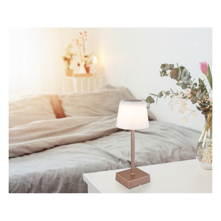 Globo - LED Stmívatelná dotyková stolní lampa LED/2W/5V 3000/4500/6500K 800 mAh béžová