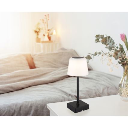 Globo - LED Stmívatelná dotyková stolní lampa LED/2W/5V 3000/4500/6500K 800 mAh černá