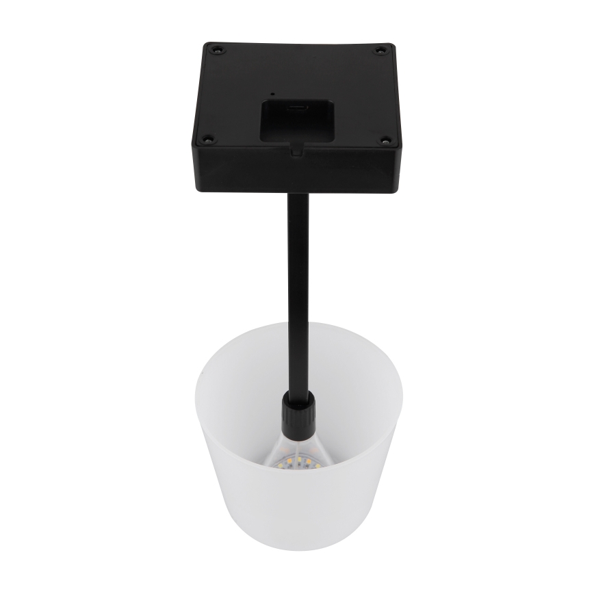 Globo - LED Stmívatelná dotyková stolní lampa LED/2W/5V 3000/4500/6500K 800 mAh černá