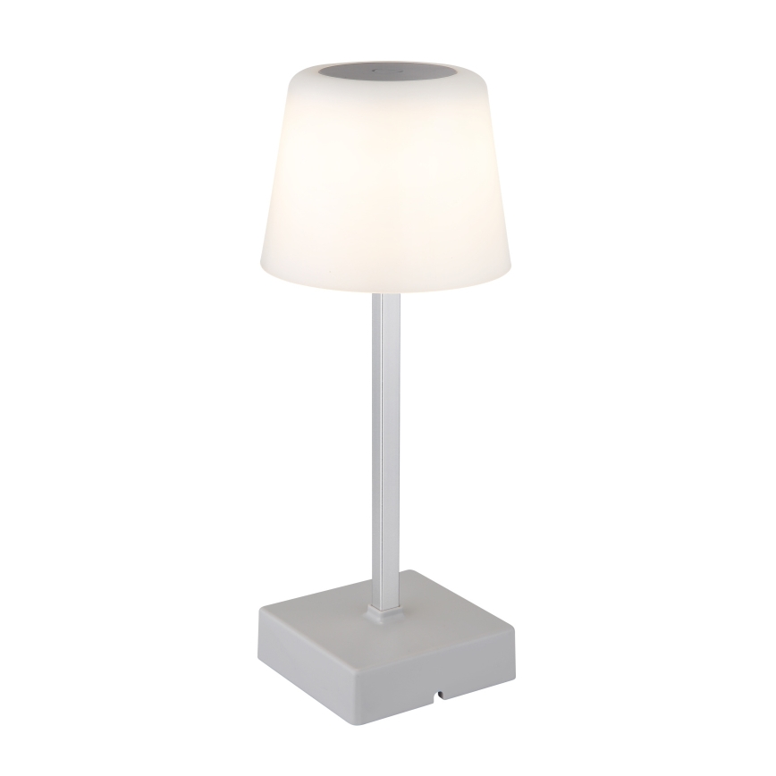 Globo - LED Stmívatelná dotyková stolní lampa LED/2W/5V 3000/4500/6500K 800 mAh stříbrná