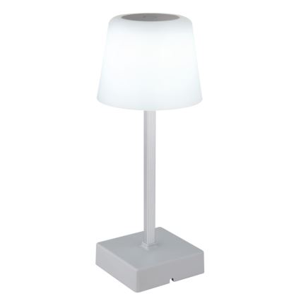 Globo - LED Stmívatelná dotyková stolní lampa LED/2W/5V 3000/4500/6500K 800 mAh stříbrná