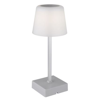 Globo - LED Stmívatelná dotyková stolní lampa LED/2W/5V 3000/4500/6500K 800 mAh stříbrná