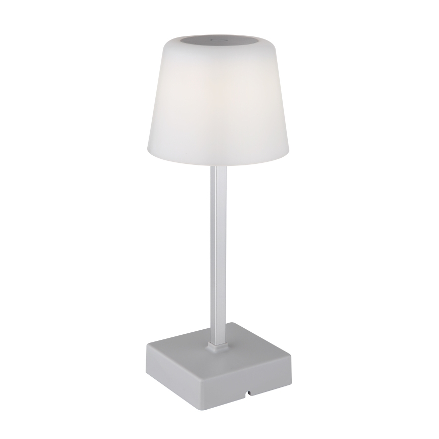 Globo - LED Stmívatelná dotyková stolní lampa LED/2W/5V 3000/4500/6500K 800 mAh stříbrná