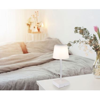 Globo - LED Stmívatelná dotyková stolní lampa LED/2W/5V 3000/4500/6500K 800 mAh bílá