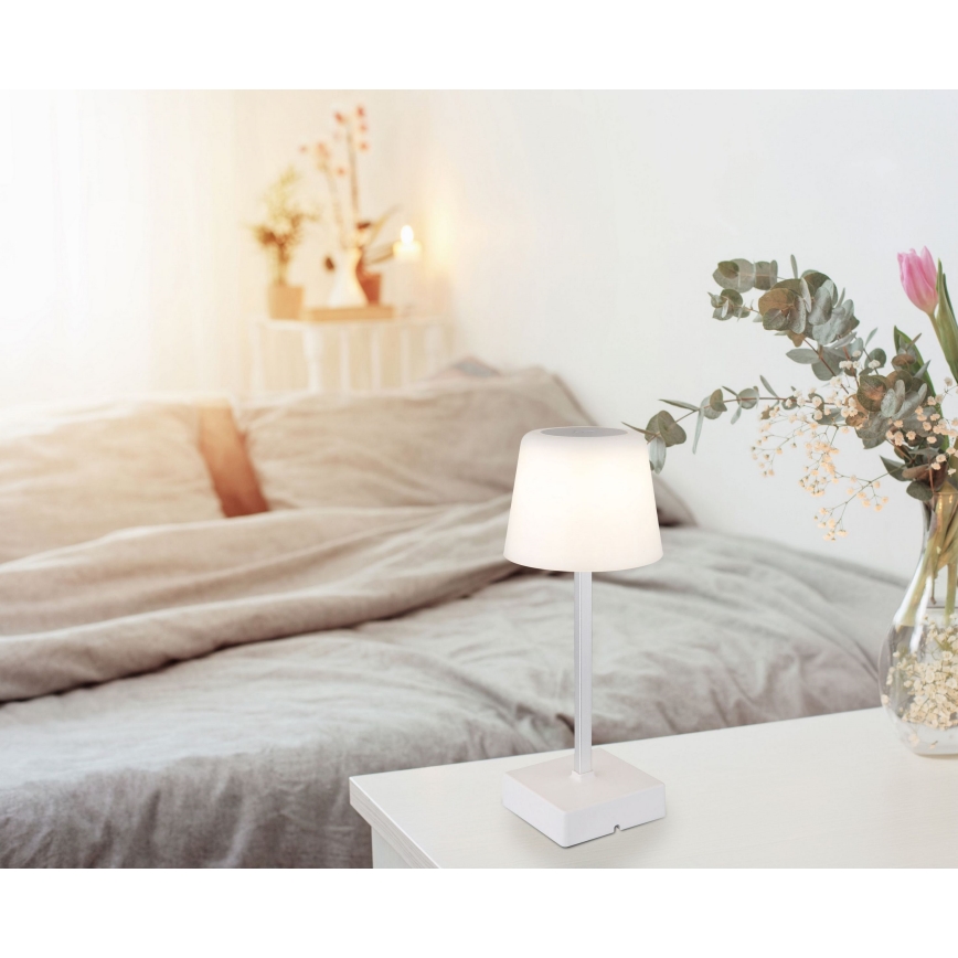 Globo - LED Stmívatelná dotyková stolní lampa LED/2W/5V 3000/4500/6500K 800 mAh bílá