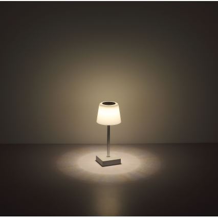 Globo - LED Stmívatelná dotyková stolní lampa LED/2W/5V 3000/4500/6500K 800 mAh bílá