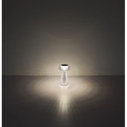 Globo - LED Stmívatelná nabíjecí stolní lampa LED/1,5W/5V 800mAh 2700K/4000K/6500K
