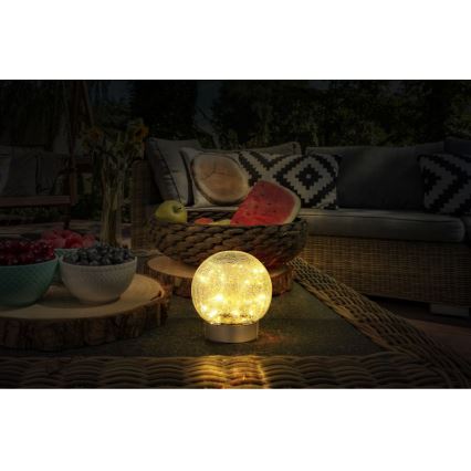 Globo - LED Dekorační nabíjecí stolní lampa 25xLED/0,06W/5V 600 mAh IP44