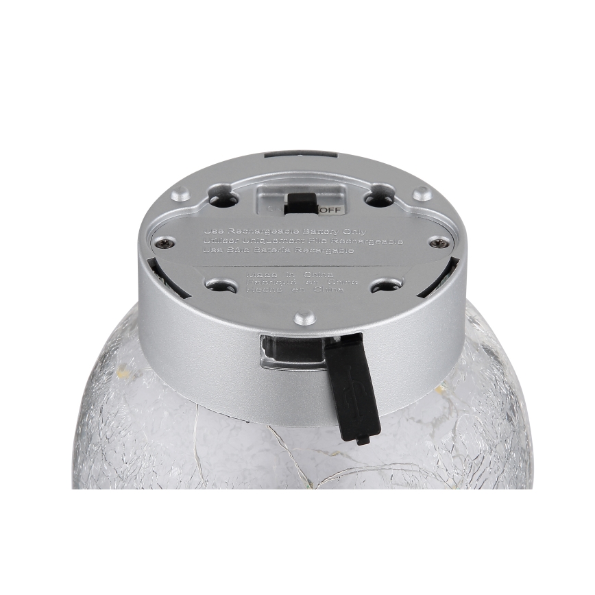 Globo - LED Dekorační nabíjecí stolní lampa 25xLED/0,06W/5V 600 mAh IP44