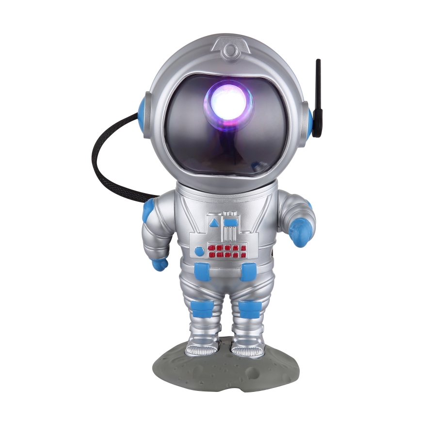 Globo - LED RGB Stolní lampa LED/4,5W/5V kosmonaut stříbrná