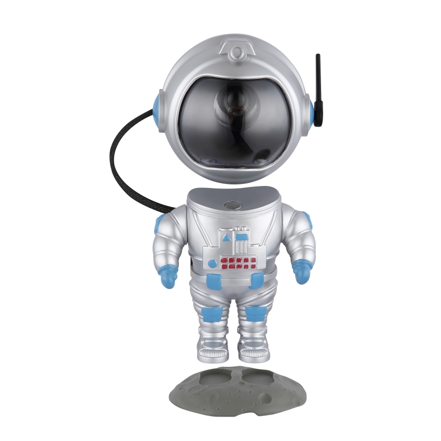 Globo - LED RGB Stolní lampa LED/4,5W/5V kosmonaut stříbrná
