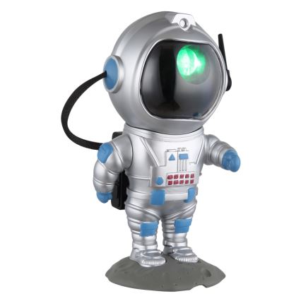 Globo - LED RGB Stolní lampa LED/4,5W/5V kosmonaut stříbrná