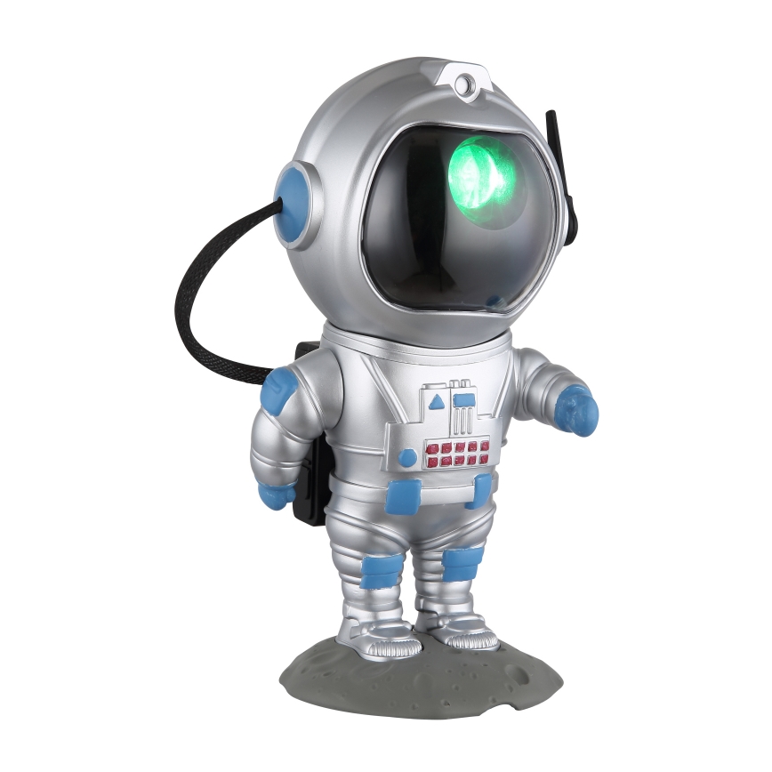 Globo - LED RGB Stolní lampa LED/4,5W/5V kosmonaut stříbrná