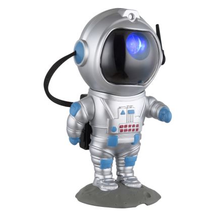 Globo - LED RGB Stolní lampa LED/4,5W/5V kosmonaut stříbrná