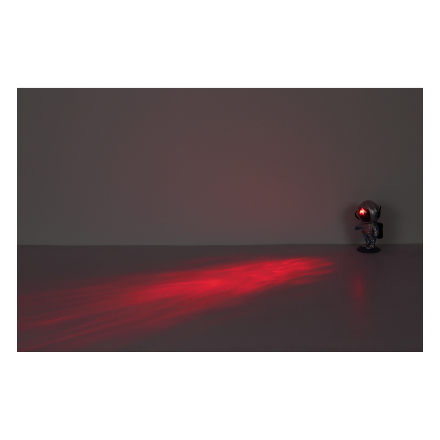 Globo - LED RGB Stolní lampa LED/4,5W/5V kosmonaut stříbrná