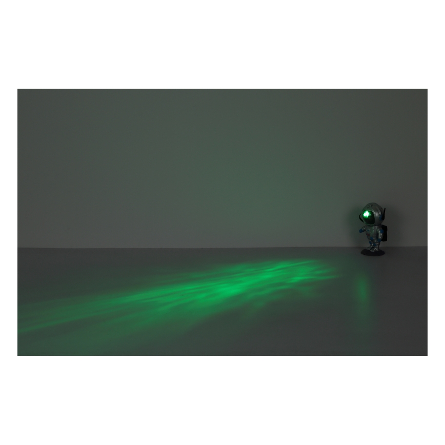 Globo - LED RGB Stolní lampa LED/4,5W/5V kosmonaut stříbrná