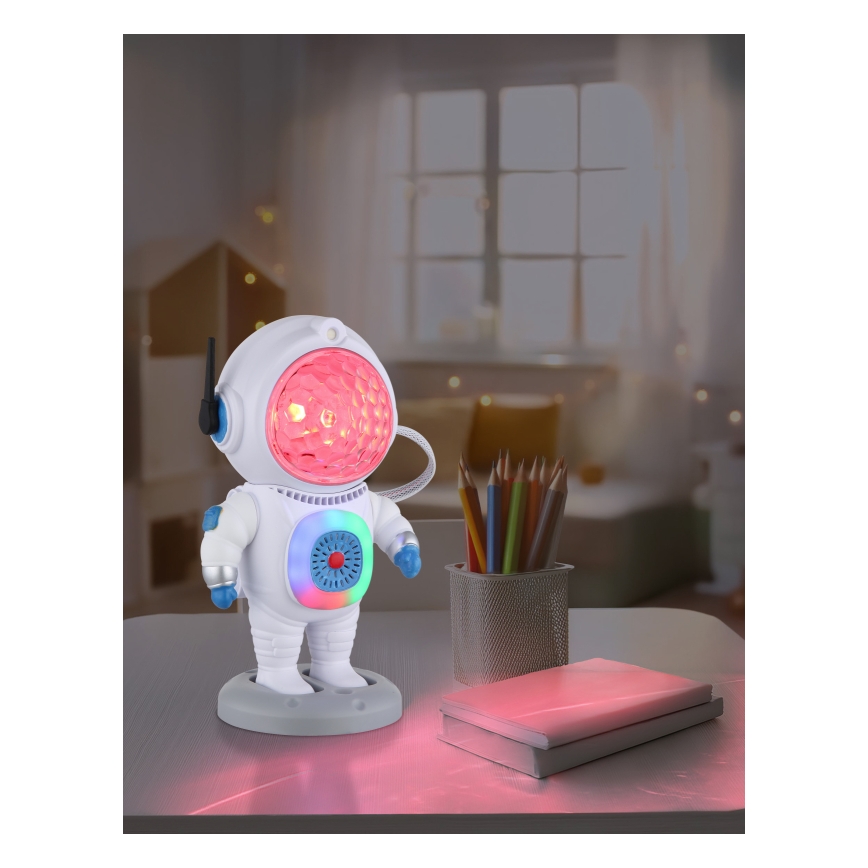 Globo - LED RGB Stolní lampa LED/6W/5V kosmonaut bílá