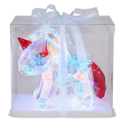 Globo - LED Stolní dekorace LED/3W/5V USB jednorožec