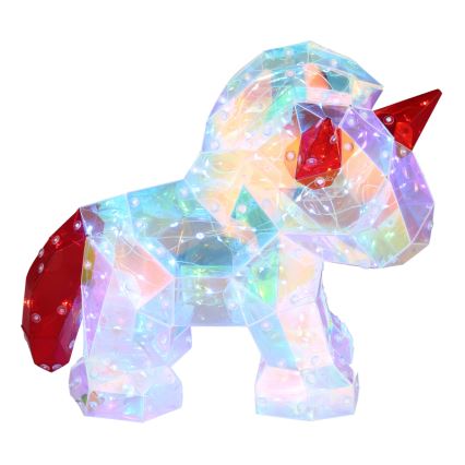 Globo - LED Stolní dekorace LED/3W/5V USB jednorožec