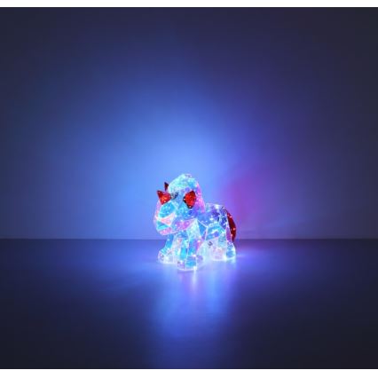 Globo - LED Stolní dekorace LED/3W/5V USB jednorožec