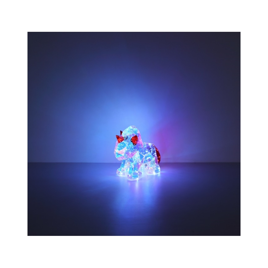 Globo - LED Stolní dekorace LED/3W/5V USB jednorožec