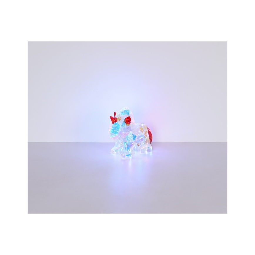 Globo - LED Stolní dekorace LED/3W/5V USB jednorožec