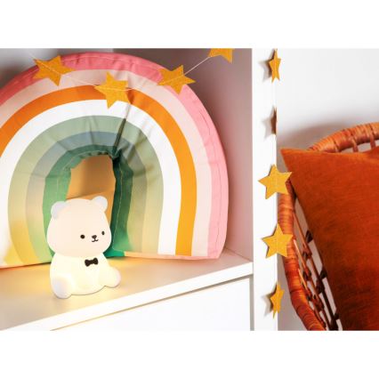 Globo - LED RGBW Stmívatelné nabíjecí dětské noční světlo LED/1W/5V 1200 mAh medvěd