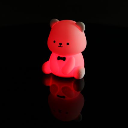 Globo - LED RGBW Stmívatelné nabíjecí dětské noční světlo LED/1W/5V 1200 mAh medvěd