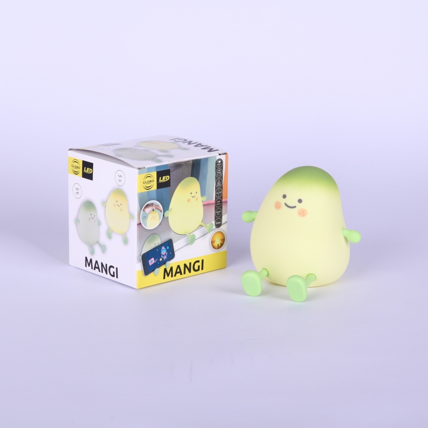 Globo - LED RGBW Stmívatelné nabíjecí dětské noční světlo LED/2W/5V 1200 mAh mango