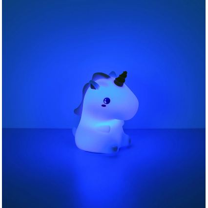 Globo - LED RGBW Stmívatelné nabíjecí dětské noční světlo LED/1,5W/5V 1200 mAh jednorožec