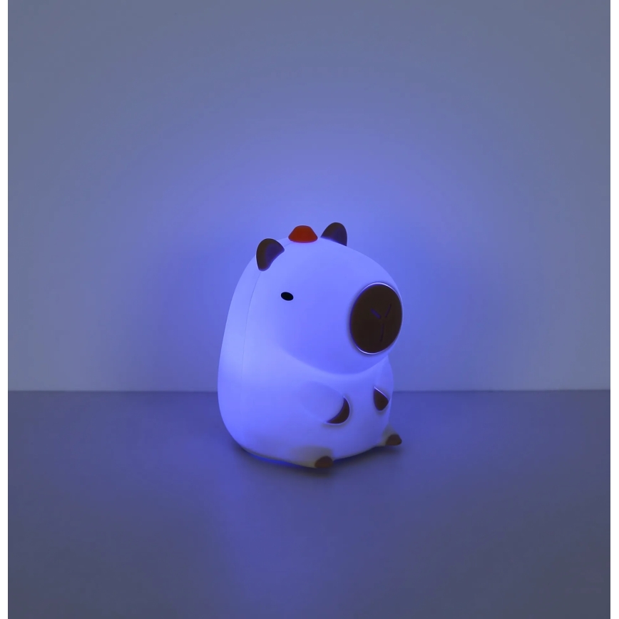 Globo - LED RGBW Stmívatelné nabíjecí dětské noční světlo LED/1,5W/5V 1200 mAh kapybara
