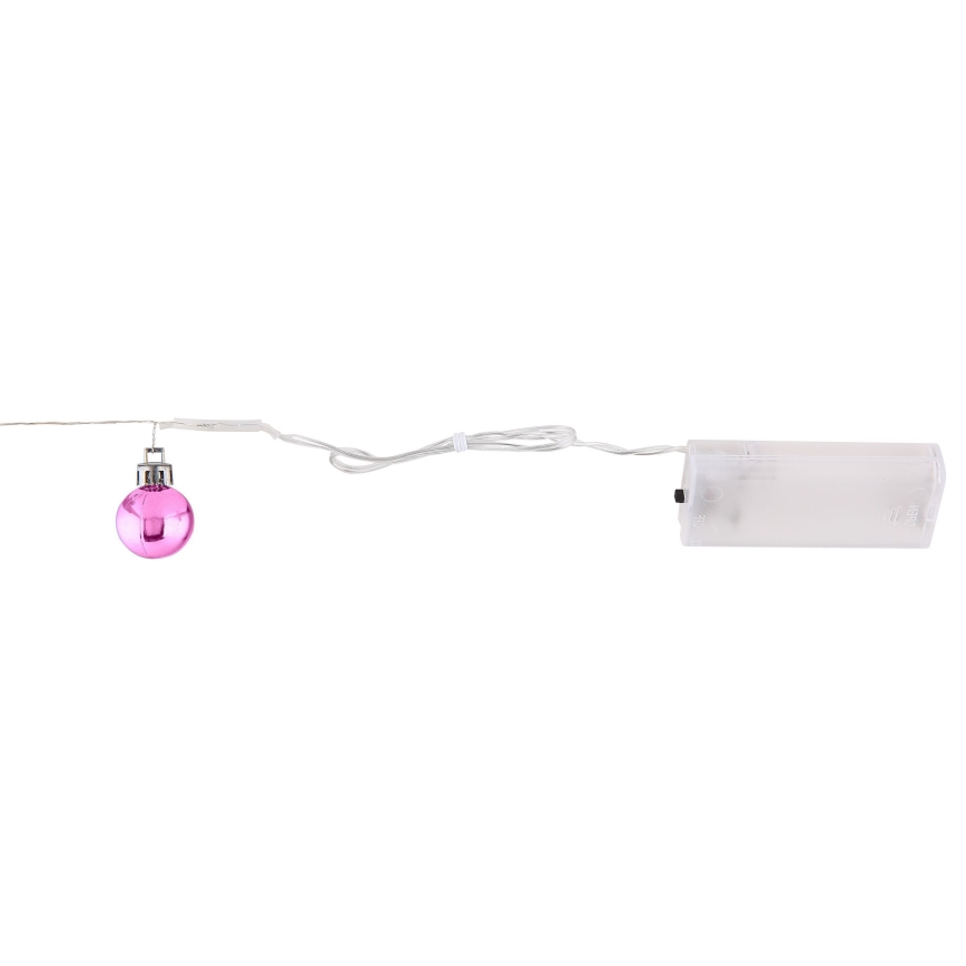 Globo - LED  řetěz 20xLED/2xAA 2,2m teplá bílá