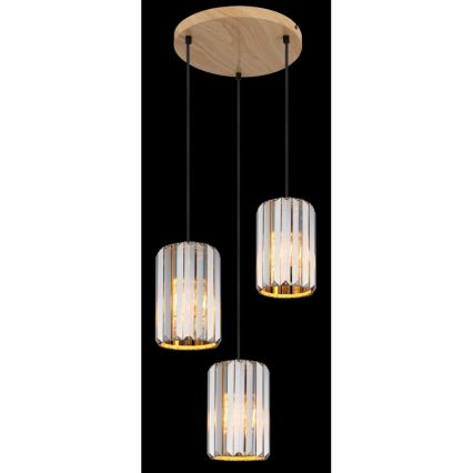 Globo - Lustr na lanku 3xE27/60W/230V pr. 35 cm