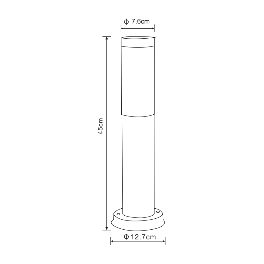 Globo - Venkovní lampa 1xE27/23W/230V 45 cm IP44