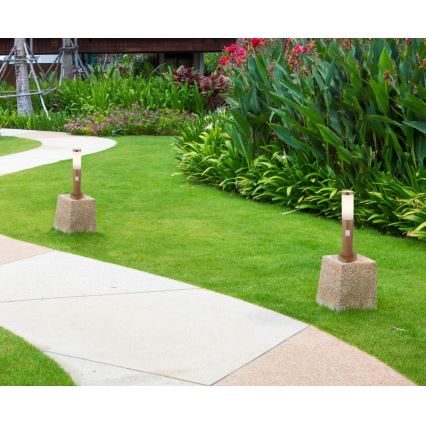 Globo - Venkovní lampa se senzorem 1xE27/15W/230V 45 cm IP44