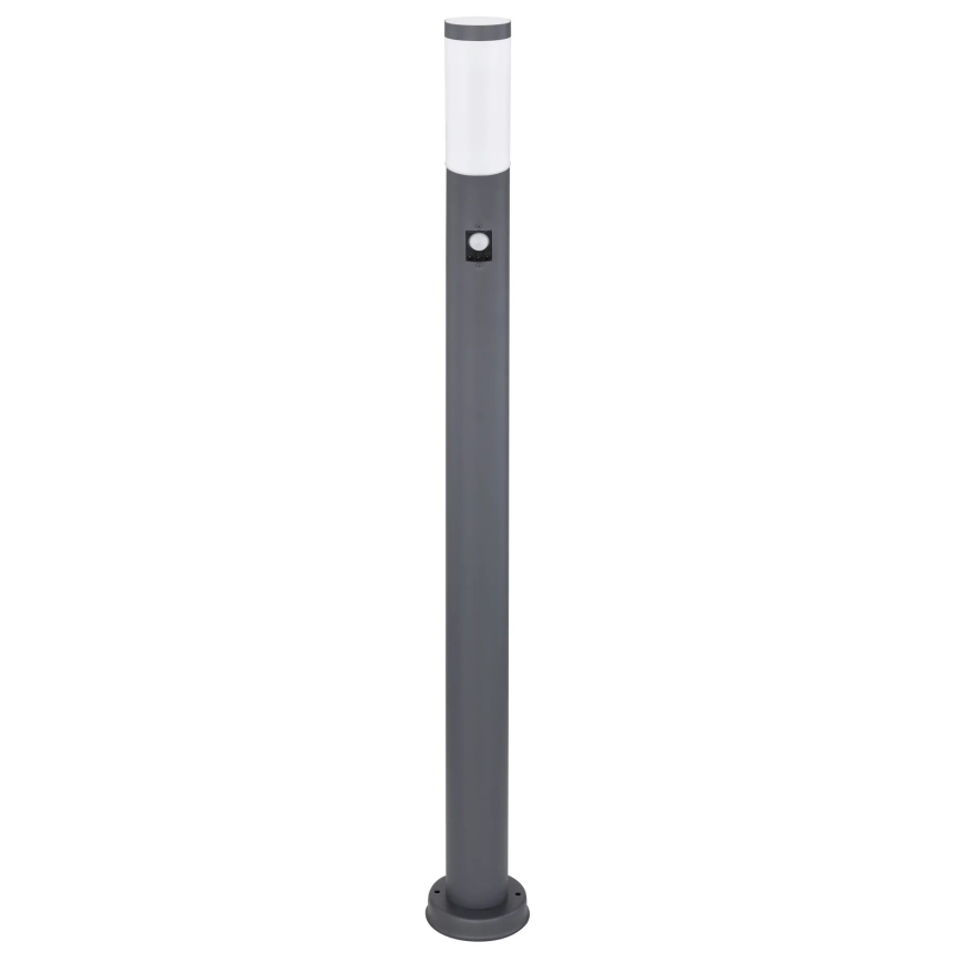 Globo - Venkovní lampa se senzorem 1xE27/15W/230V IP44 110 cm antracit