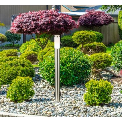 Globo 3159KLED - LED Venkovní lampa se zásuvkou BOSTON LED/9W/230V IP44 110 cm