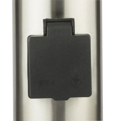 Globo 3159KLED - LED Venkovní lampa se zásuvkou BOSTON LED/9W/230V IP44 110 cm