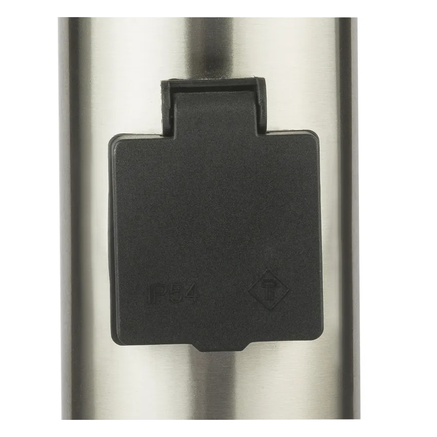 Globo 3159KLED - LED Venkovní lampa se zásuvkou BOSTON LED/9W/230V IP44 110 cm