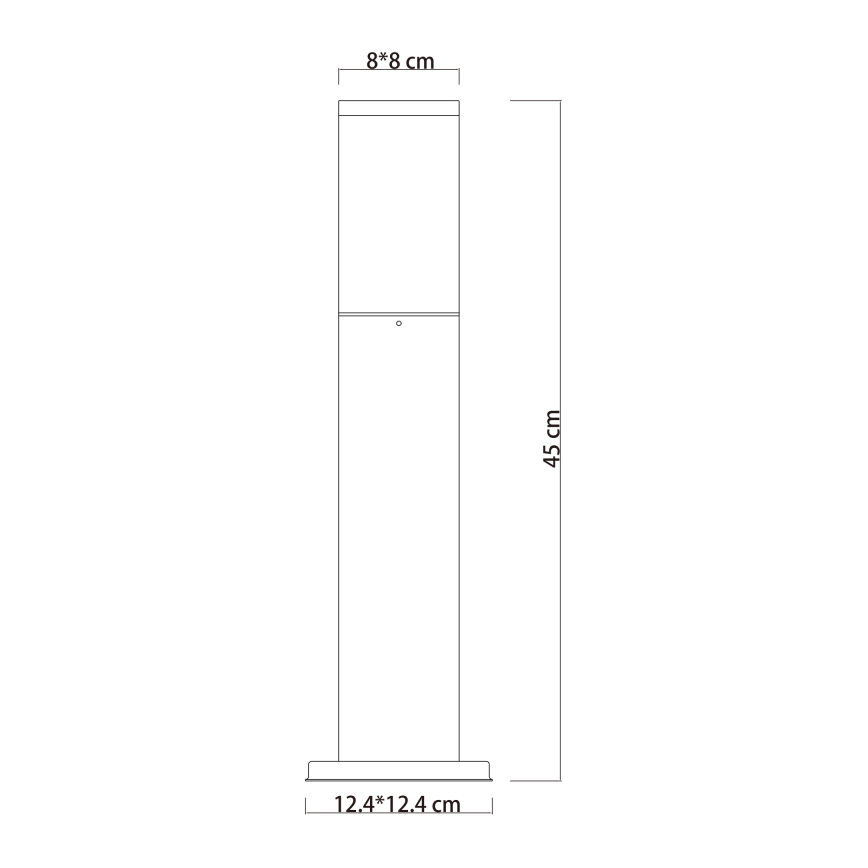 Globo - Venkovní lampa 1xE27/15W/230V 45 cm IP44