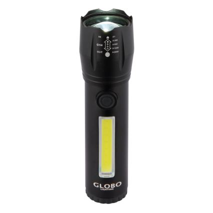 Globo - LED Nabíjecí svítilna LED/3W/5V + COB/3W 5500K 1200 mAh