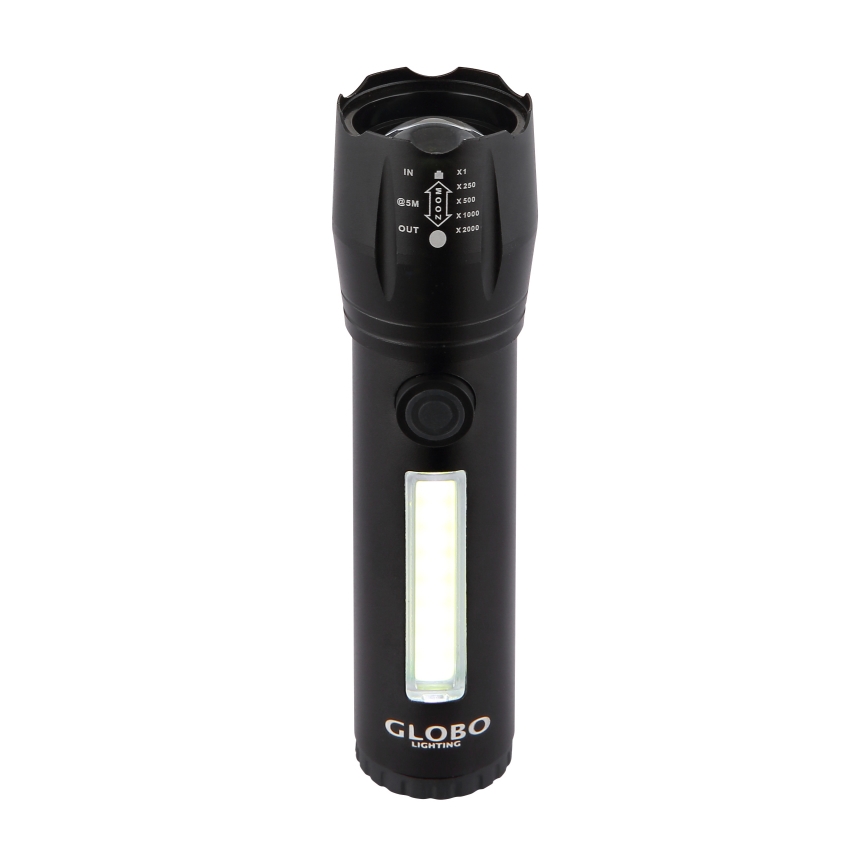 Globo - LED Nabíjecí svítilna LED/3W/5V + COB/3W 5500K 1200 mAh