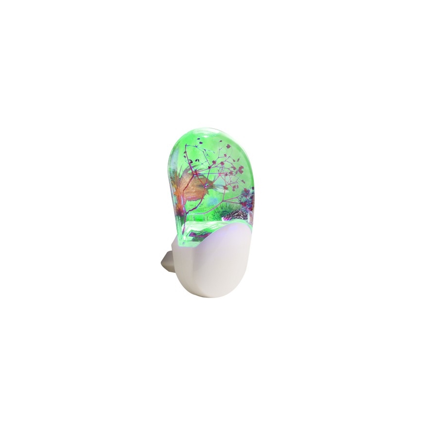 Globo 31937 - LED RGB Orientační svítidlo do zásuvky ENIO 3xLED-RGB/0,07W/230V